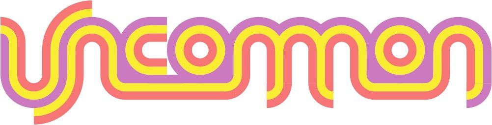 A colorful, trippy Uncommon logo